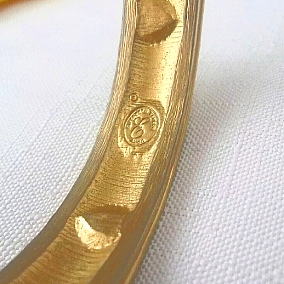 💛  Elizabeth Taylor LOVE BLOOMS Gold Bangle Bracelet NEW - Picture 11 of 12